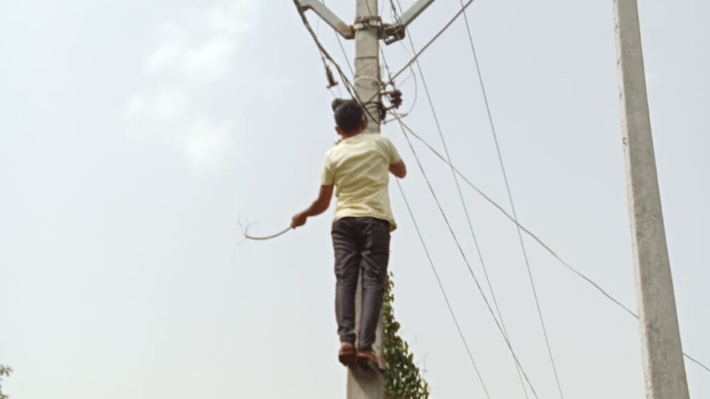 बिजली मज़दूर 