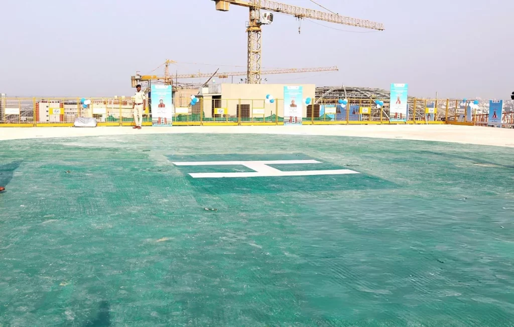 पीएमसीएच में बना हैलीपैड